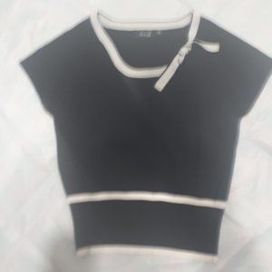 Touch women’s black color short sleeves top L